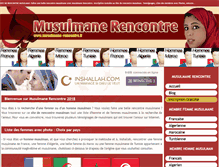 Tablet Screenshot of musulmane-rencontre.fr